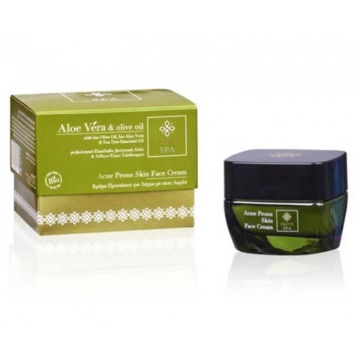 Olive Spa Aloe Vera Acne Prone Skin Face Cream