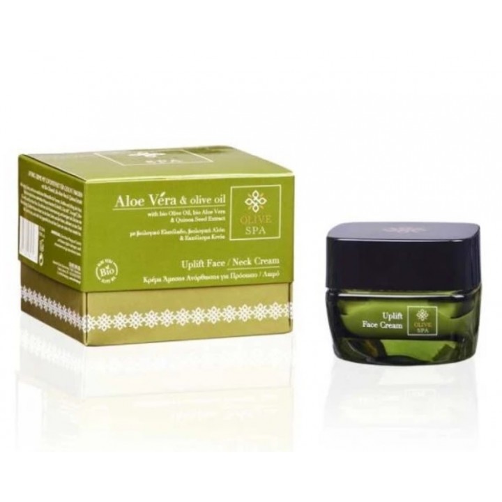 Olive Spa Aloe Vera Подтягивающий крем для лица и шеи
