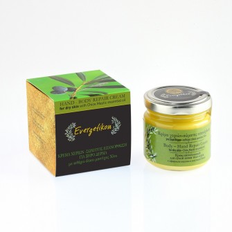 Evergetikon Körper- und Handreparaturcreme Chios Mastix ätherisches Öl