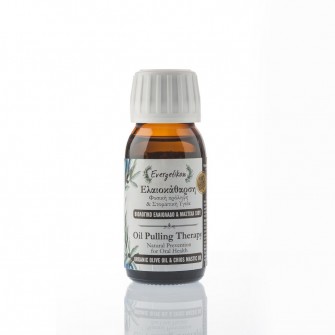 Evergetikon Vorbeugung für die Mundgesundheit. Bio-Olivenöl & Chios-Mastixöl