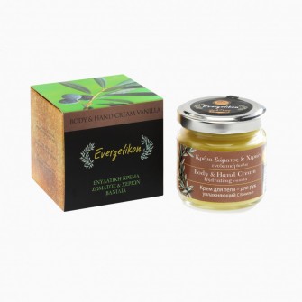 Evergetikon Körper- und Handcreme mit feuchtigkeitsspendender Vanille
