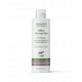 Milky shower gel with donkey milk