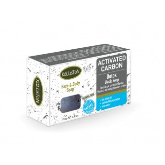 Kalliston Detox Black Soap mit Aktivkohle
