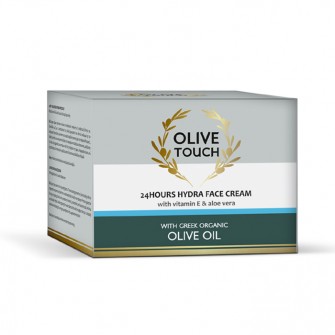 Olive Touch 24 hour Moisturizing Face Cream with organic Olive Oil and Vitamin E