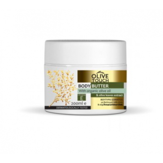 Olive Touch Körperbutter mit Bio-Olivenöl und Olivenblattextrakt