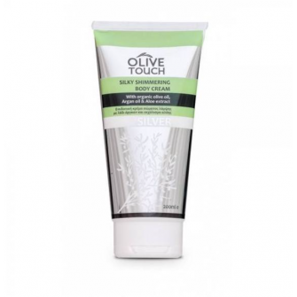Olive Touch Seidig schimmernde Körpercreme Silber