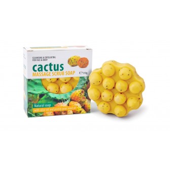 Olive Spa Cactus Massage Scrub Мыло с МАСЛО СЕМЯН ОПУНЦИЙ