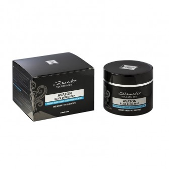 Santo Spa Avaton Schwarze Seife für Toxine-Entfernung