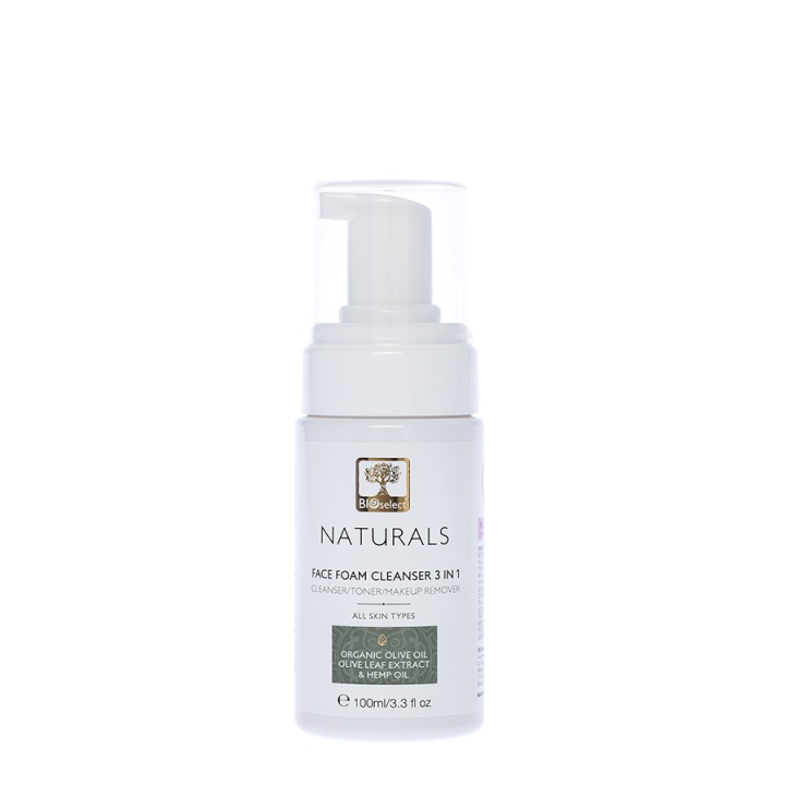 Bioselect Naturals Gesichtsschaumreiniger 3 in 1