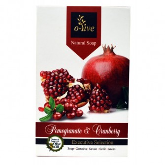 O-live Granatapfel-Cranberry-Seife mit nativem Olivenöl extra